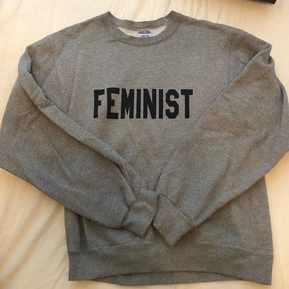 Feminist crew neck sweater